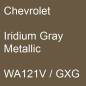 Preview: Chevrolet, Iridium Gray Metallic, WA121V / GXG.